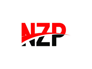 NZP Letter Initial Logo Design Vector Illustration