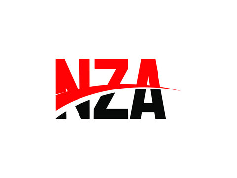 NZA Letter Initial Logo Design Vector Illustration