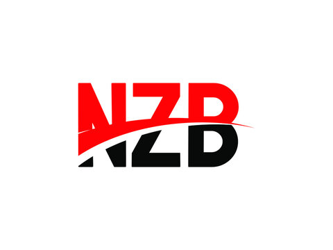 NZB Letter Initial Logo Design Vector Illustration