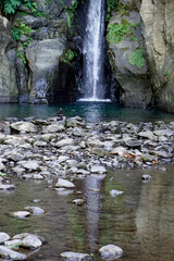 waterfall on sao miguel island