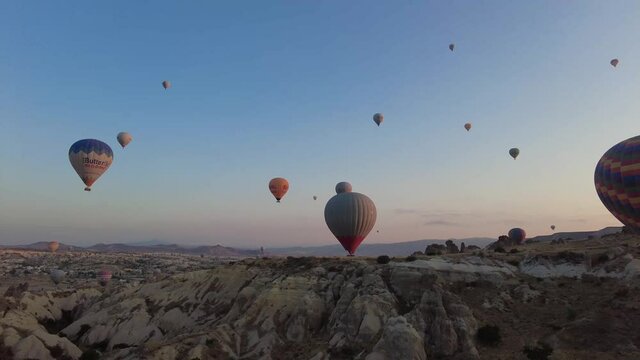 Cappadocia, a semi-arid region in central Turkey, is known for its distinctive tall, cone-shaped rock formations clustered in Monks Valley, G&ouml;reme and elsewhere.