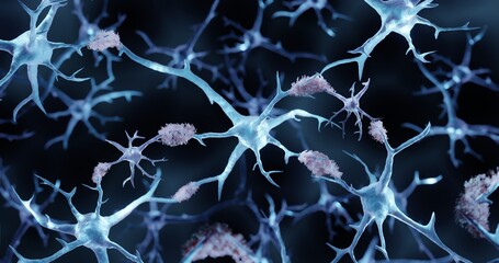 Alzheimer's disease, Amyloid plaques aggregates