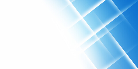 Abstract geometric blue and white color background