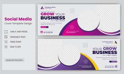 social media cover vector templates fully editable, advertising design, social media banner post, Business conference, webinar facebook cover, business Facebook Cover Design,  web banner template 