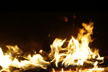 background burning fire