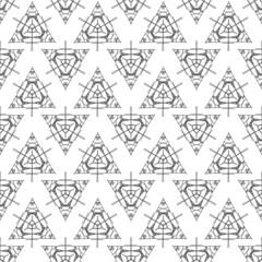 Triangular geometric shapes geometric seamless pattern