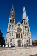 Fototapeta na wymiar Church in Chalons-en-Champagne, Marne, Grand Est, France