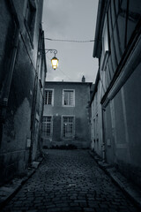 Street of Bourges, Cher, Centre-Val de Loire, France
