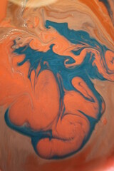 abstract mixing watercolor background