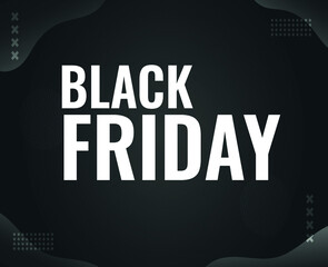Black Friday day 29 November Holiday Design Vector marketing abstract illustration with Black background
