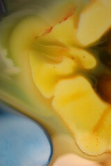 Moon on Shaped Face asleep Abstract