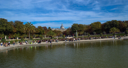 Obraz premium Jardin du Luxembourg in Paris - France - Luxembourg Gardens
