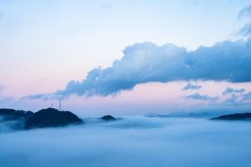 Fototapeta na wymiar sea ​​of ​​clouds