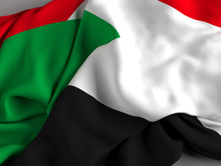 The Sudan flag, Republic of the Sudan