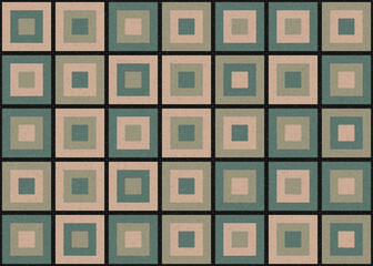 Abstract Geometric Pattern generative computational art illustration