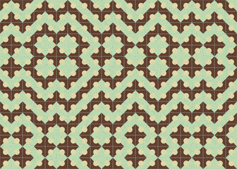 Abstract Geometric Pattern generative computational art illustration