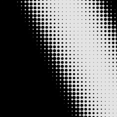 White and black halftone background. White and black polka dot. Halftone patterns. Modern Halftone Background, backdrop, texture, pattern.
