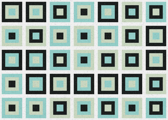 Abstract Geometric Pattern generative computational art illustration