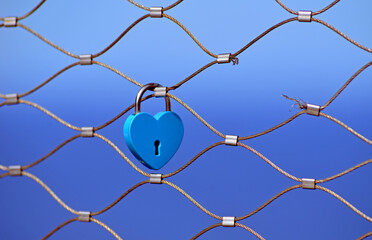 Fototapeta premium Blue Heart