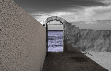 Doors to the Red Sea.  Dahab, Sinai, Egypt