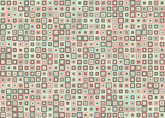 Abstract Geometric Pattern generative computational art illustration