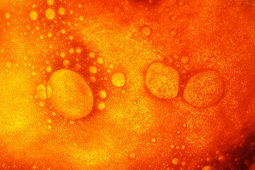 Beer bubbles texture. A little bit blurred on the edges.