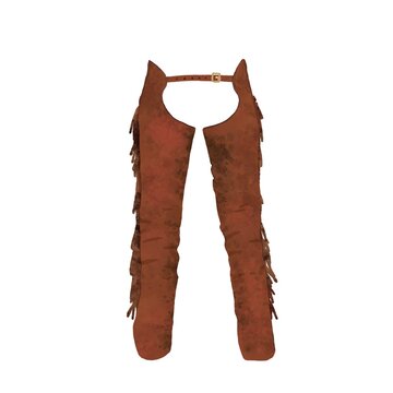 Cowboy leather chaps