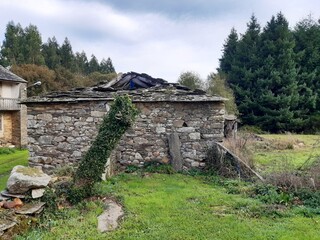 Ruinas de una vieja casa rural de Galicia © CDN