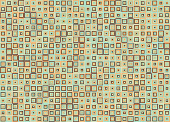 Fototapeta premium Abstract Geometric Pattern generative computational art illustration