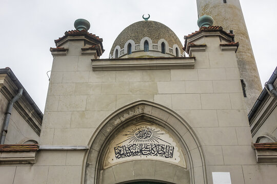 Famous Grand Mosque of Constanta (Marea Moschee din Constanta) known as Carol I Mosque (Moscheea Carol I). Constanta, Romania.