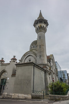 Famous Grand Mosque of Constanta (Marea Moschee din Constanta) known as Carol I Mosque (Moscheea Carol I). Constanta, Romania.