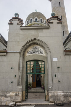 Famous Grand Mosque of Constanta (Marea Moschee din Constanta) known as Carol I Mosque (Moscheea Carol I). Constanta, Romania.