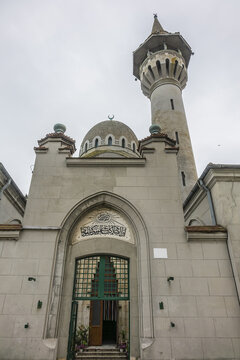 Famous Grand Mosque of Constanta (Marea Moschee din Constanta) known as Carol I Mosque (Moscheea Carol I). Constanta, Romania.