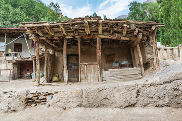 Fototapeta na wymiar Traditional home in a mountain village.