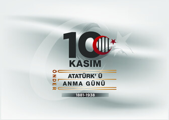 November 10 is the day of commemoration of the great leader Atatürk.