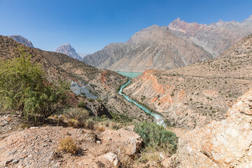 The Yaghnob River and Iskanderkul Lake.