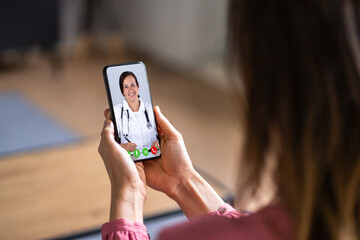 Video Conference Doctor Telemedicine Consult Call