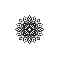 Ornamental luxury mandala pattern design.