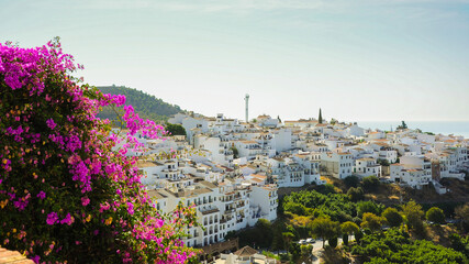 Frigiliana, beautiful village near Nerja. Province of Malaga, Andalusia, Spain