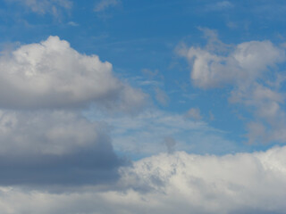 Fototapeta na wymiar 青空と雲の背景素材