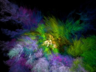 Imaginatory fractal abstract background Image