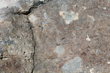 戸崎海岸の岩をクローズアップして写す	