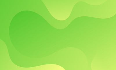 Abstract Green waves geometric background. Modern background design. gradient color. Fluid shapes composition. Fit for presentation design. website, banners, wallpapers, brochure, posters