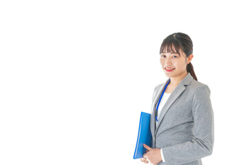 書類を持つビジネスウーマン