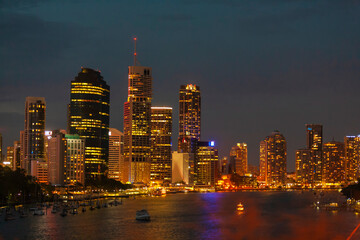 Brisbane City, Queensland Australia Downtown Region
Sunset