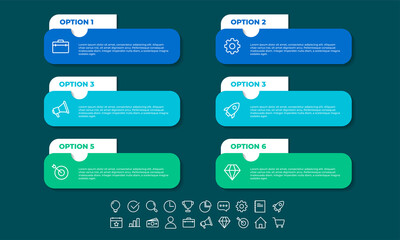 list infographic template design . option infographic template design,business infographic concept for presentations, banner, workflow layout, process diagram, flow chart and how it work 