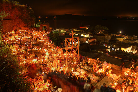 Noche de Muertos en Janitzio, P&aacute;tzcuaro Michoac&aacute;n.