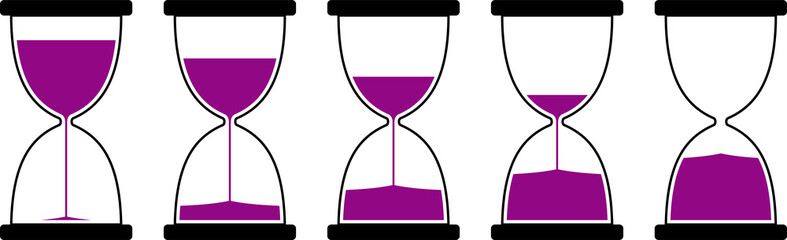 砂時計のイラスト素材集