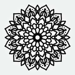 decorative concept abstract mandala illustration. EPS 10