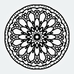 decorative concept abstract mandala illustration. EPS 10